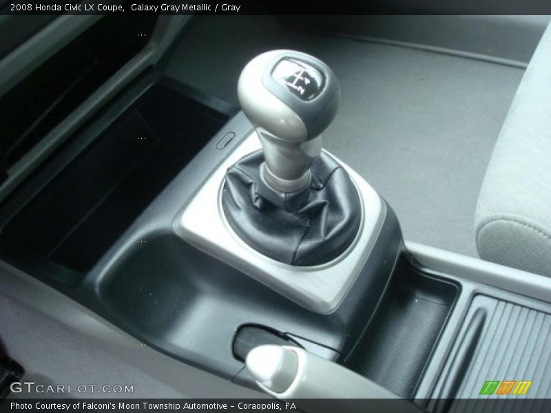Galaxy Gray Metallic / Gray 2008 Honda Civic LX Coupe