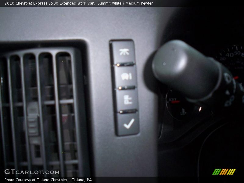 Summit White / Medium Pewter 2010 Chevrolet Express 3500 Extended Work Van