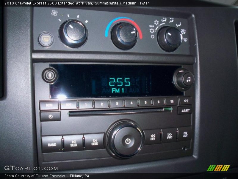 Summit White / Medium Pewter 2010 Chevrolet Express 3500 Extended Work Van
