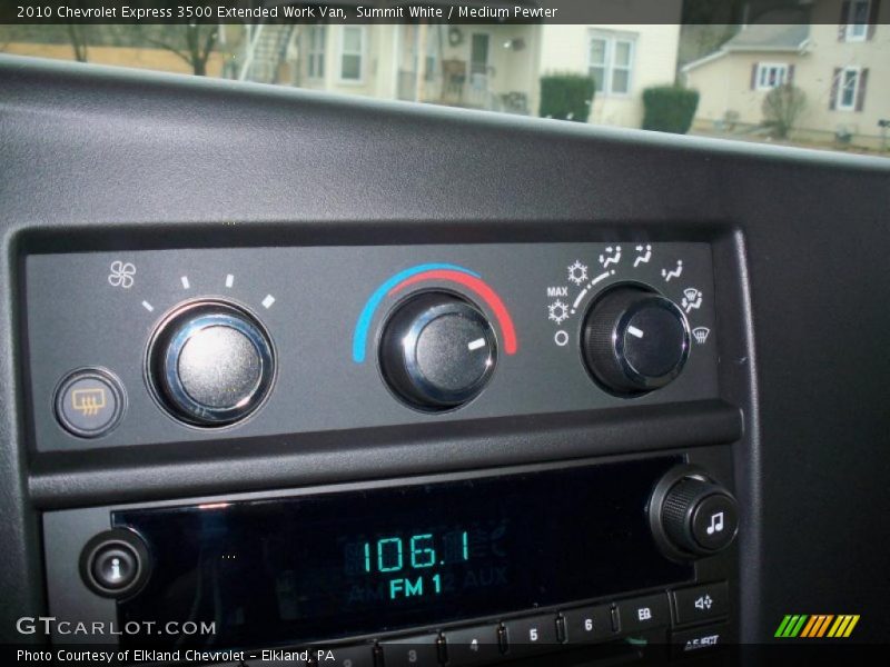 Summit White / Medium Pewter 2010 Chevrolet Express 3500 Extended Work Van
