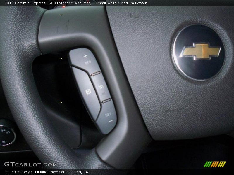 Summit White / Medium Pewter 2010 Chevrolet Express 3500 Extended Work Van