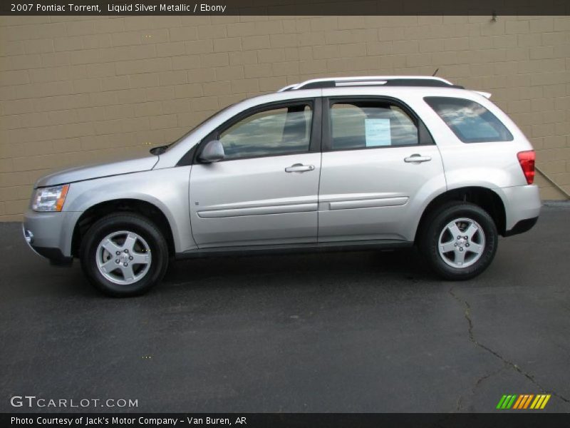 Liquid Silver Metallic / Ebony 2007 Pontiac Torrent