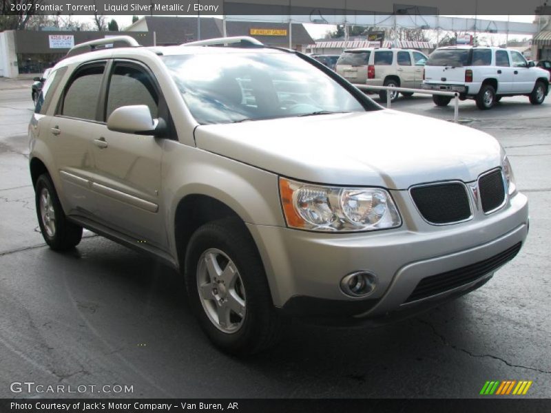 Liquid Silver Metallic / Ebony 2007 Pontiac Torrent