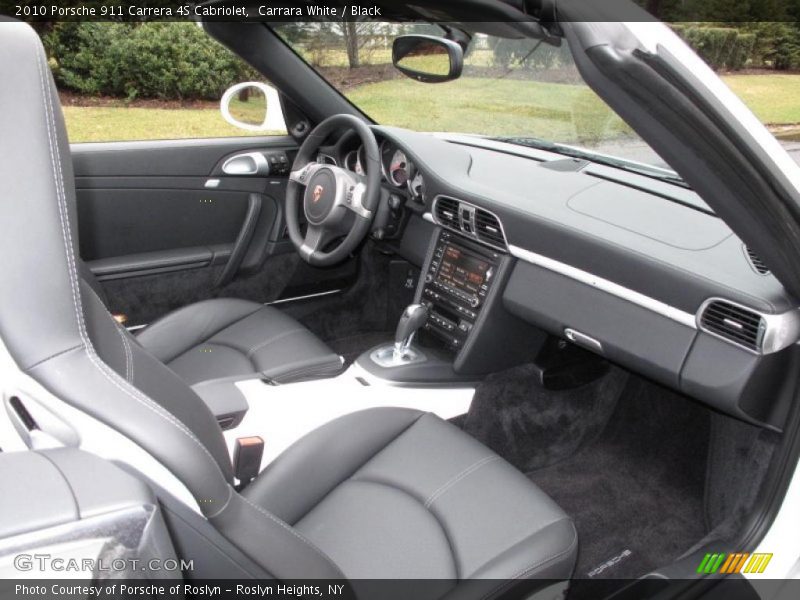 Carrara White / Black 2010 Porsche 911 Carrera 4S Cabriolet