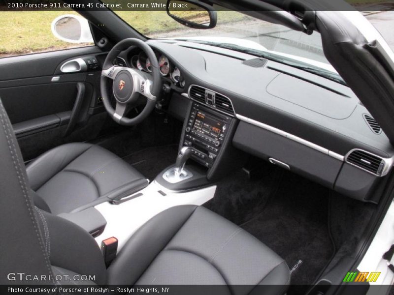 Carrara White / Black 2010 Porsche 911 Carrera 4S Cabriolet
