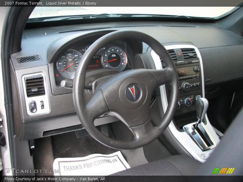 Liquid Silver Metallic / Ebony 2007 Pontiac Torrent