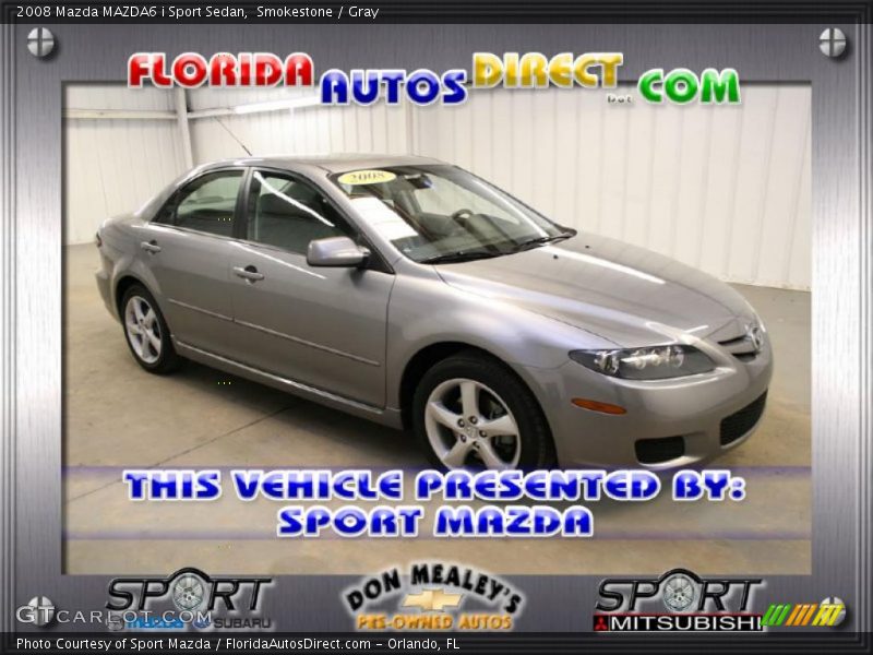 Smokestone / Gray 2008 Mazda MAZDA6 i Sport Sedan