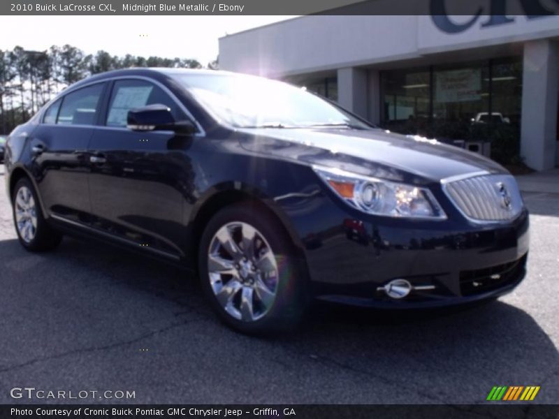 Midnight Blue Metallic / Ebony 2010 Buick LaCrosse CXL