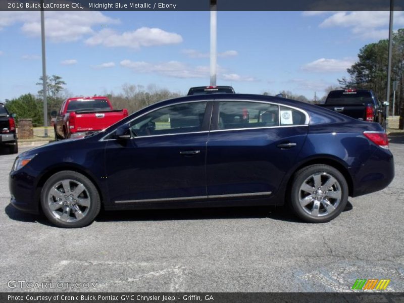 Midnight Blue Metallic / Ebony 2010 Buick LaCrosse CXL
