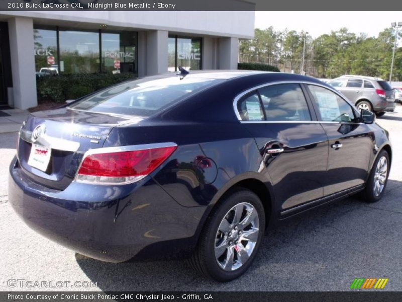 Midnight Blue Metallic / Ebony 2010 Buick LaCrosse CXL