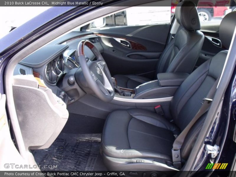 Midnight Blue Metallic / Ebony 2010 Buick LaCrosse CXL