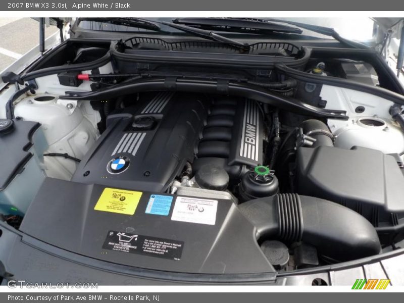 Alpine White / Black 2007 BMW X3 3.0si