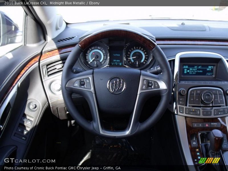 Midnight Blue Metallic / Ebony 2010 Buick LaCrosse CXL