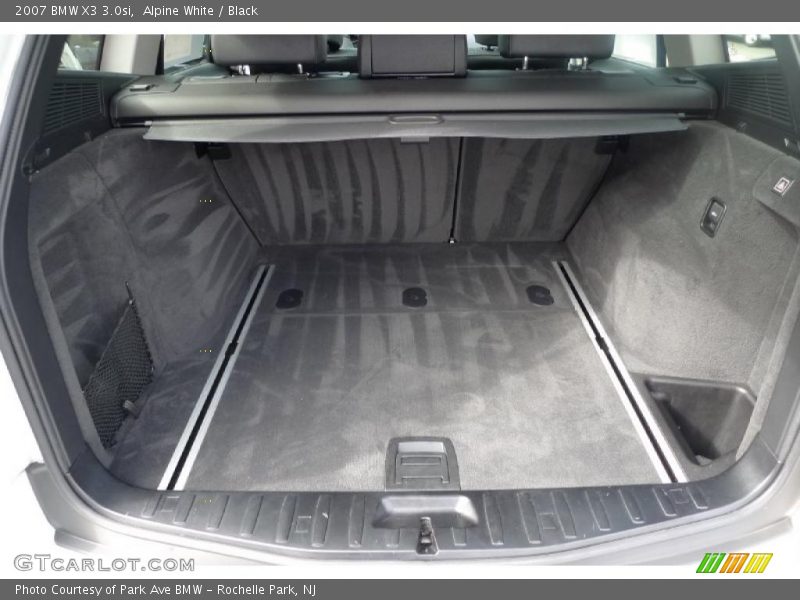 Alpine White / Black 2007 BMW X3 3.0si