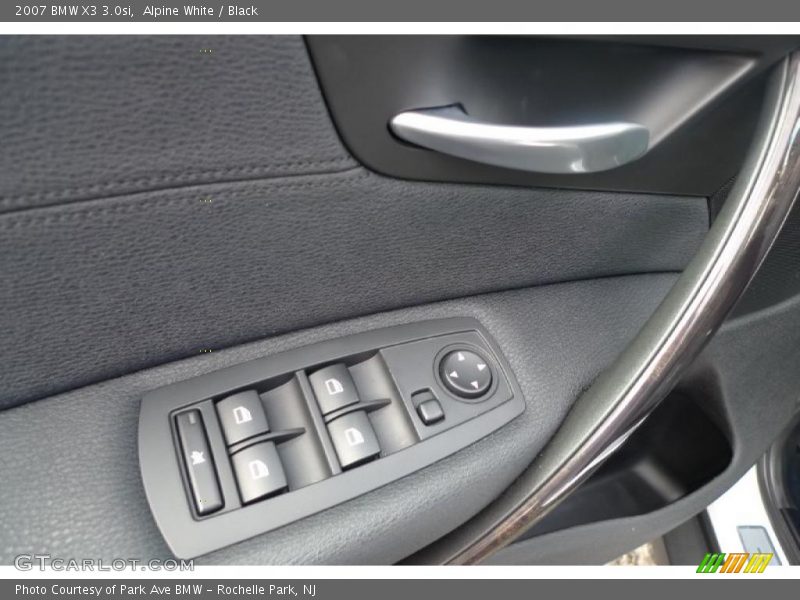 Alpine White / Black 2007 BMW X3 3.0si