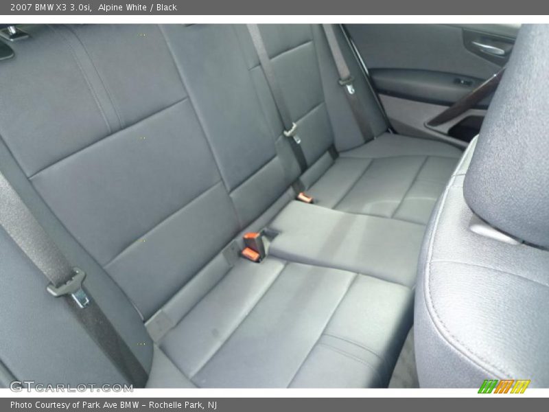 Alpine White / Black 2007 BMW X3 3.0si