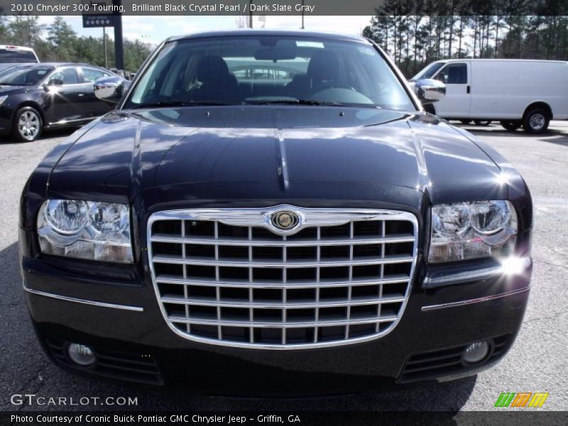 Brilliant Black Crystal Pearl / Dark Slate Gray 2010 Chrysler 300 Touring