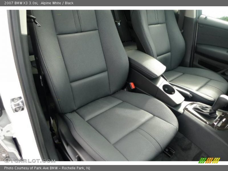 Alpine White / Black 2007 BMW X3 3.0si