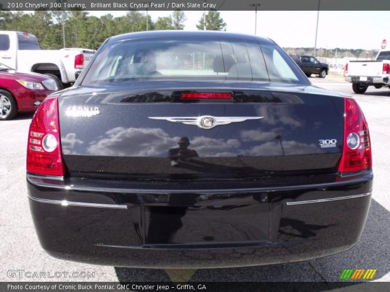 Brilliant Black Crystal Pearl / Dark Slate Gray 2010 Chrysler 300 Touring