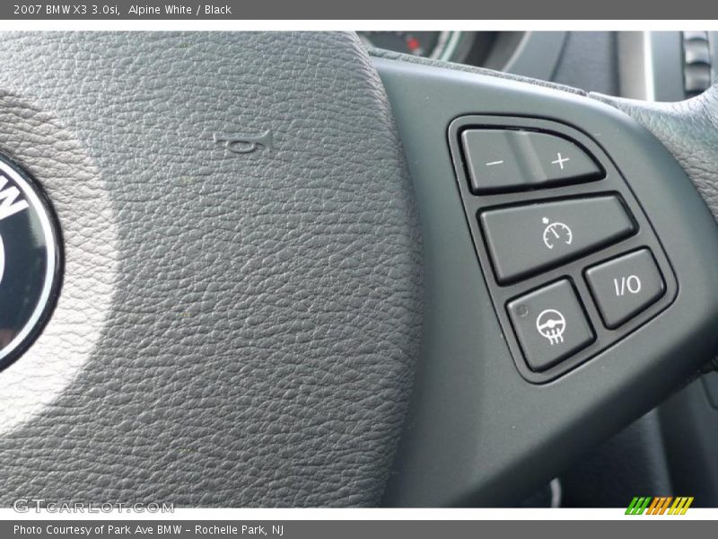Alpine White / Black 2007 BMW X3 3.0si