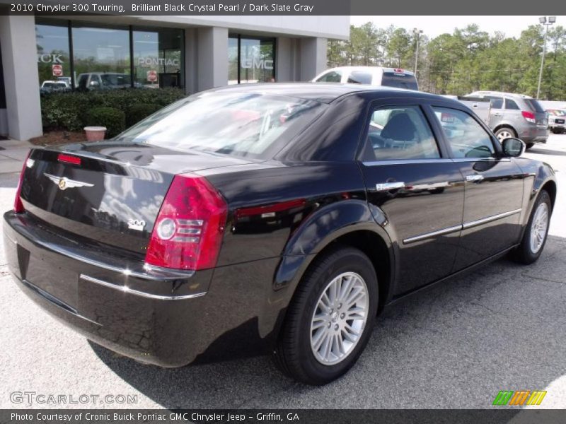 Brilliant Black Crystal Pearl / Dark Slate Gray 2010 Chrysler 300 Touring