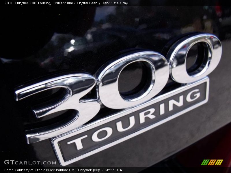 Brilliant Black Crystal Pearl / Dark Slate Gray 2010 Chrysler 300 Touring