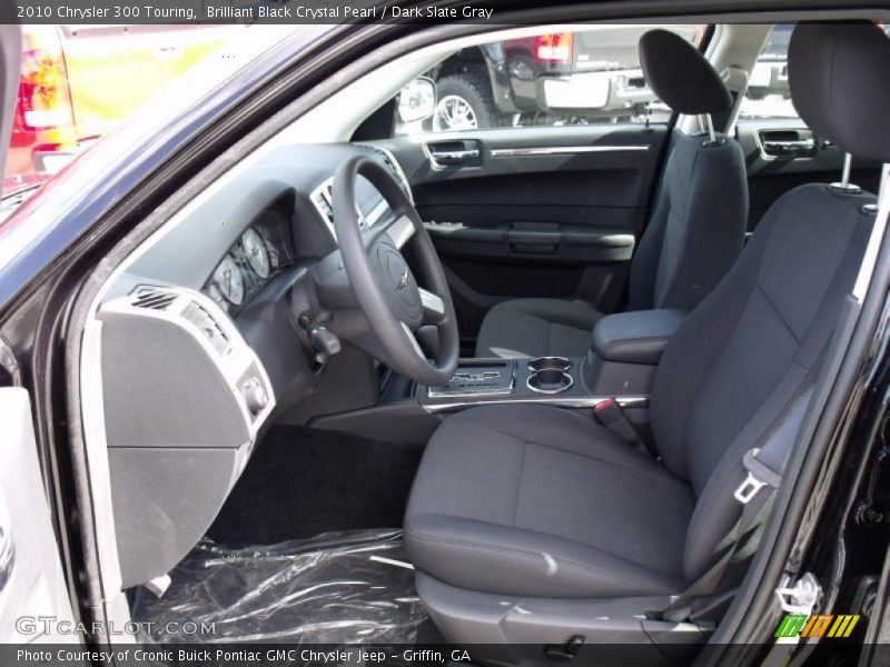 Brilliant Black Crystal Pearl / Dark Slate Gray 2010 Chrysler 300 Touring