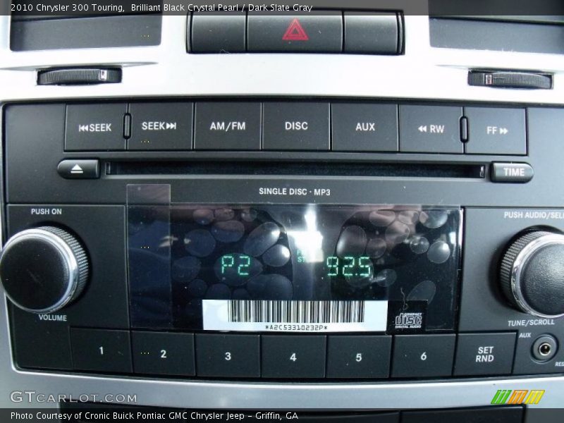 Brilliant Black Crystal Pearl / Dark Slate Gray 2010 Chrysler 300 Touring