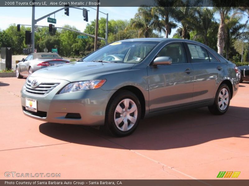 Aloe Green Metallic / Bisque 2008 Toyota Camry LE