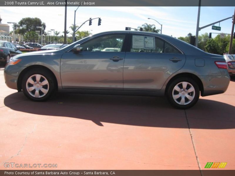 Aloe Green Metallic / Bisque 2008 Toyota Camry LE