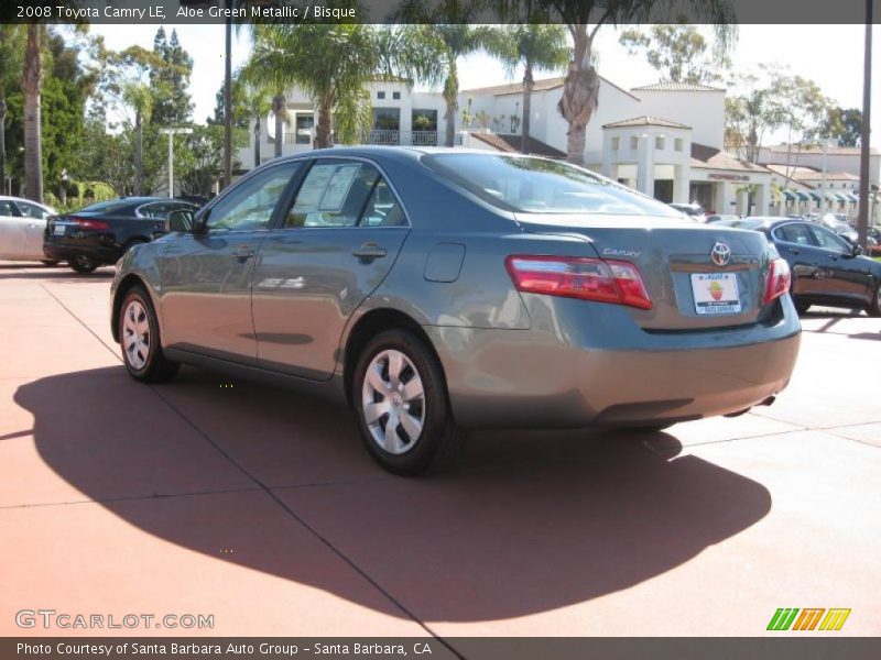 Aloe Green Metallic / Bisque 2008 Toyota Camry LE