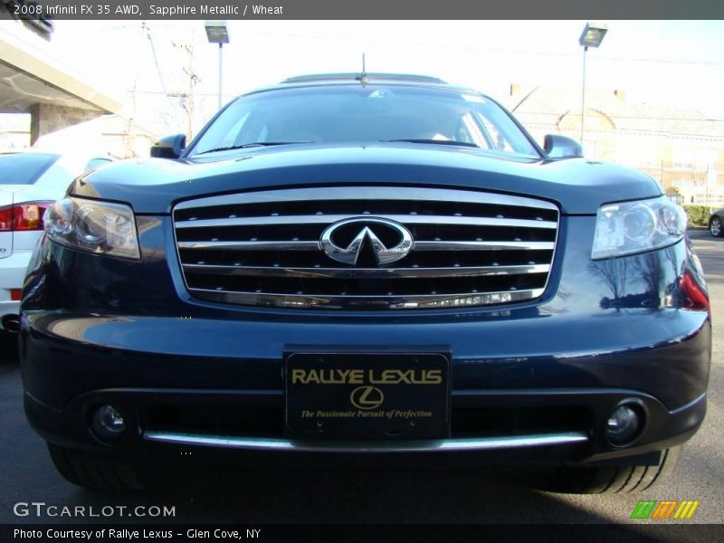 Sapphire Metallic / Wheat 2008 Infiniti FX 35 AWD