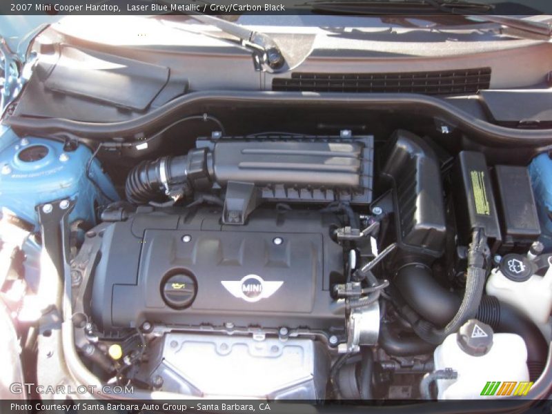 Laser Blue Metallic / Grey/Carbon Black 2007 Mini Cooper Hardtop