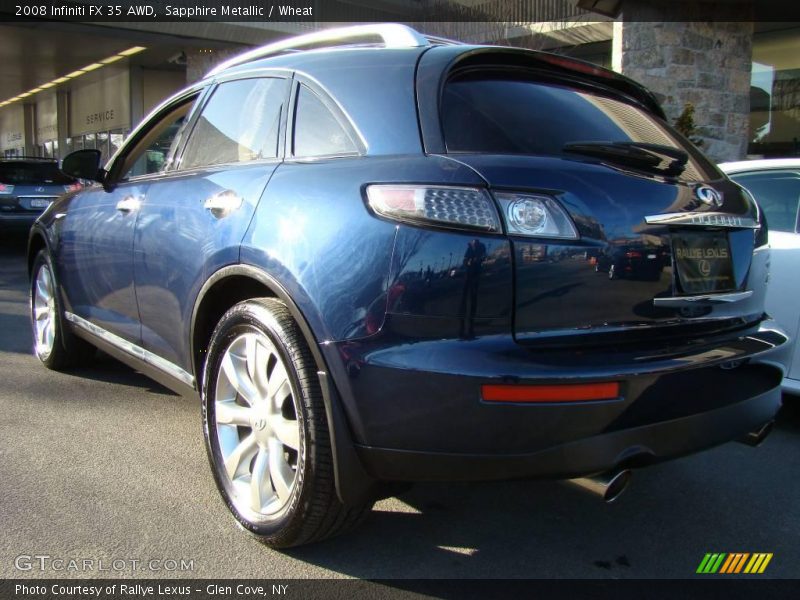 Sapphire Metallic / Wheat 2008 Infiniti FX 35 AWD