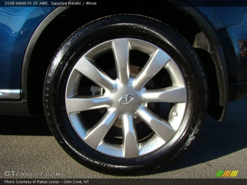 Sapphire Metallic / Wheat 2008 Infiniti FX 35 AWD