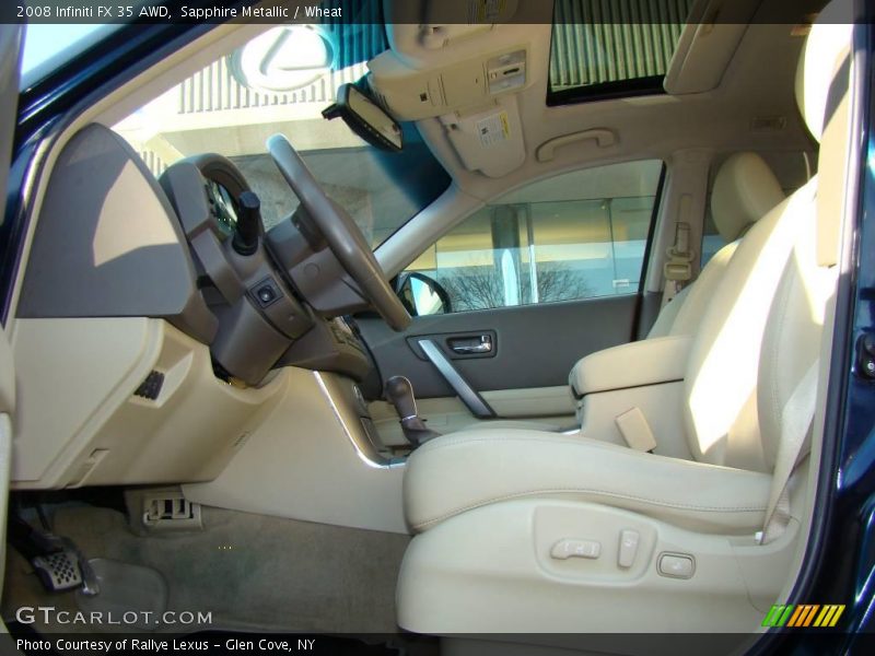 Sapphire Metallic / Wheat 2008 Infiniti FX 35 AWD