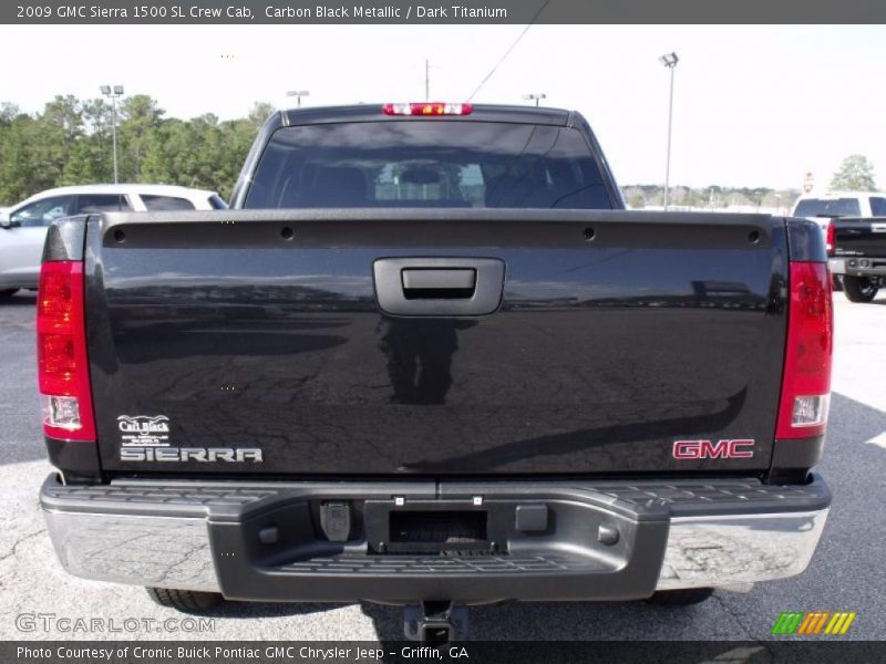 Carbon Black Metallic / Dark Titanium 2009 GMC Sierra 1500 SL Crew Cab