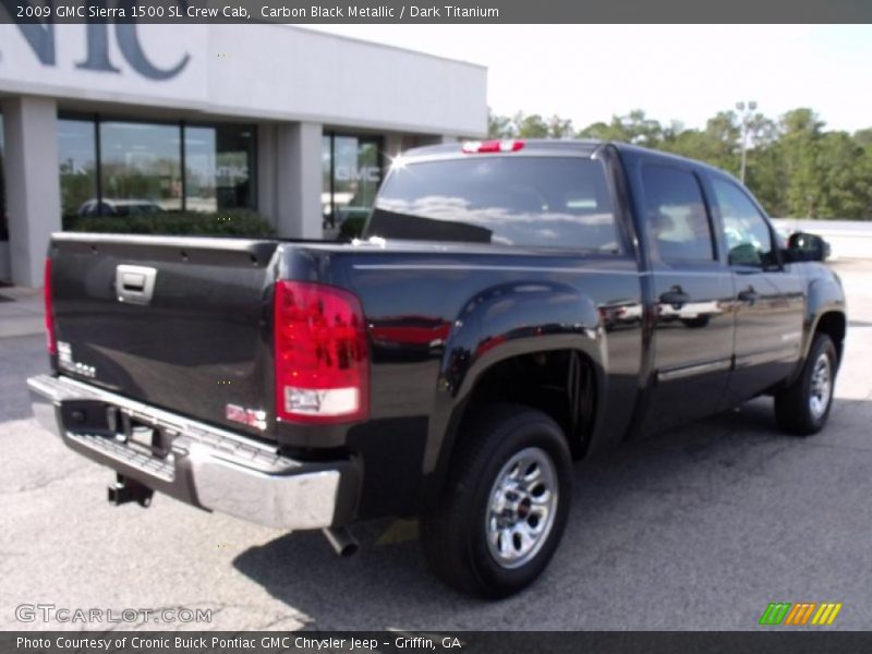 Carbon Black Metallic / Dark Titanium 2009 GMC Sierra 1500 SL Crew Cab