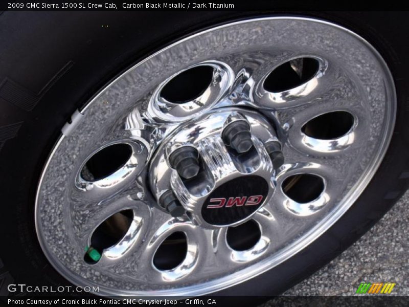 Carbon Black Metallic / Dark Titanium 2009 GMC Sierra 1500 SL Crew Cab