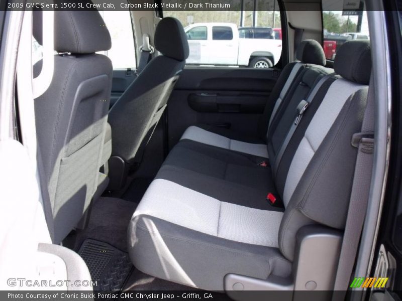 Carbon Black Metallic / Dark Titanium 2009 GMC Sierra 1500 SL Crew Cab