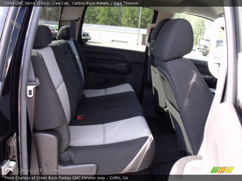 Carbon Black Metallic / Dark Titanium 2009 GMC Sierra 1500 SL Crew Cab