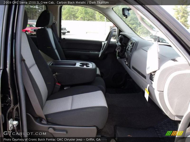 Carbon Black Metallic / Dark Titanium 2009 GMC Sierra 1500 SL Crew Cab