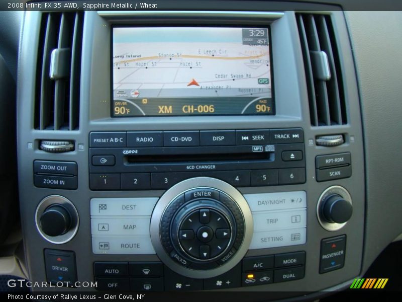 Sapphire Metallic / Wheat 2008 Infiniti FX 35 AWD