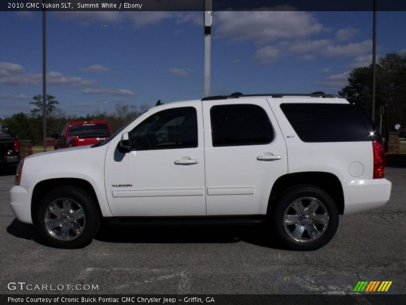 Summit White / Ebony 2010 GMC Yukon SLT