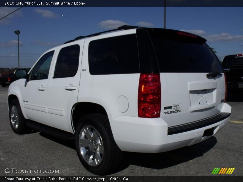 Summit White / Ebony 2010 GMC Yukon SLT