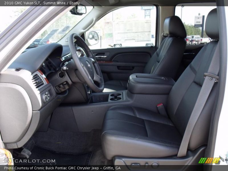 Summit White / Ebony 2010 GMC Yukon SLT