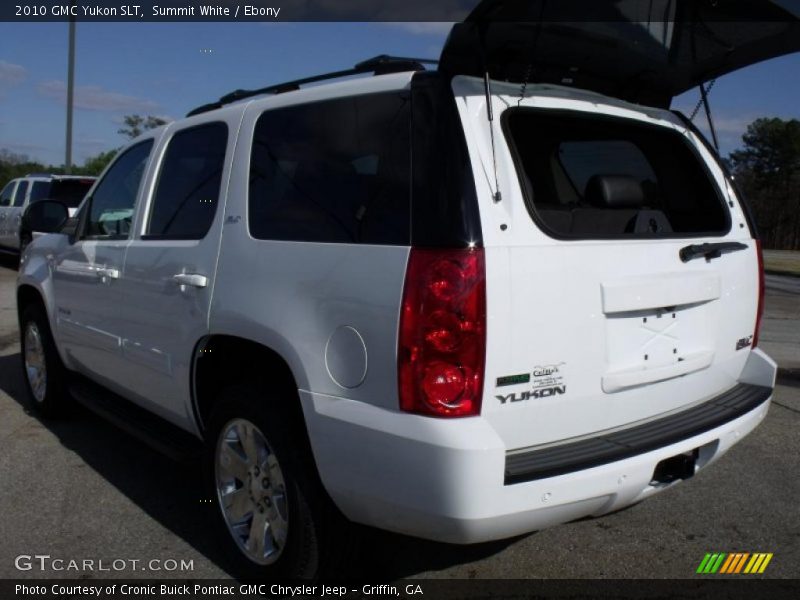 Summit White / Ebony 2010 GMC Yukon SLT