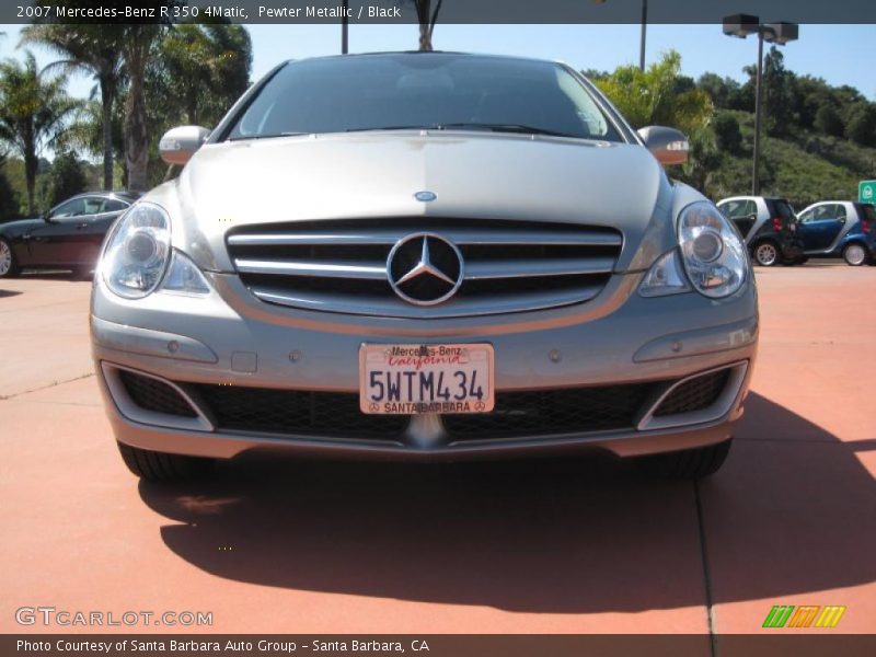 Pewter Metallic / Black 2007 Mercedes-Benz R 350 4Matic