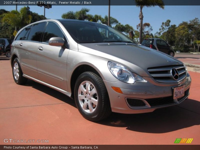 Pewter Metallic / Black 2007 Mercedes-Benz R 350 4Matic