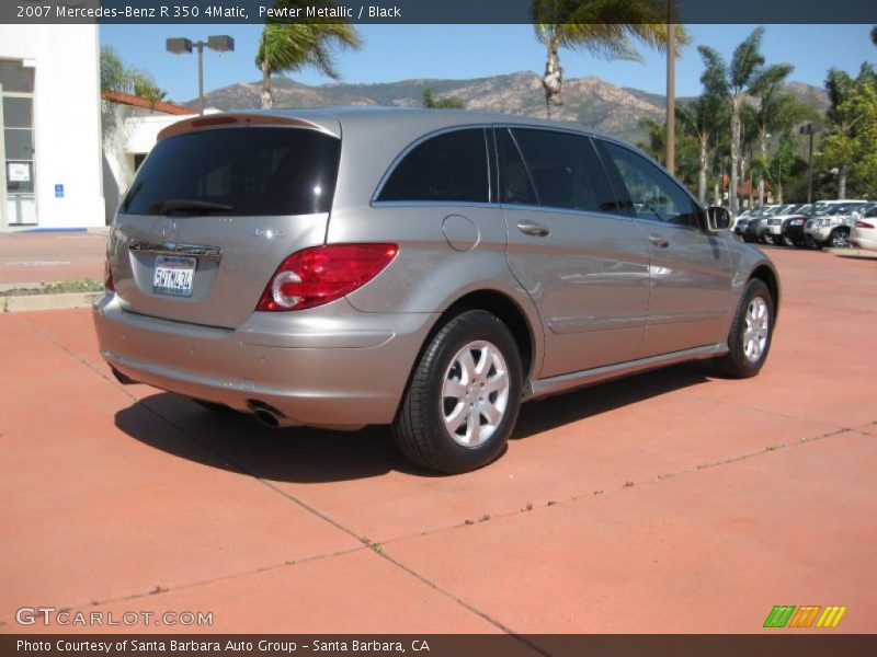 Pewter Metallic / Black 2007 Mercedes-Benz R 350 4Matic